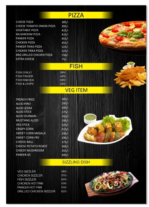 Menu Cafe Grill To Chill Restaurant, Cocktails Bar & Lounge-3